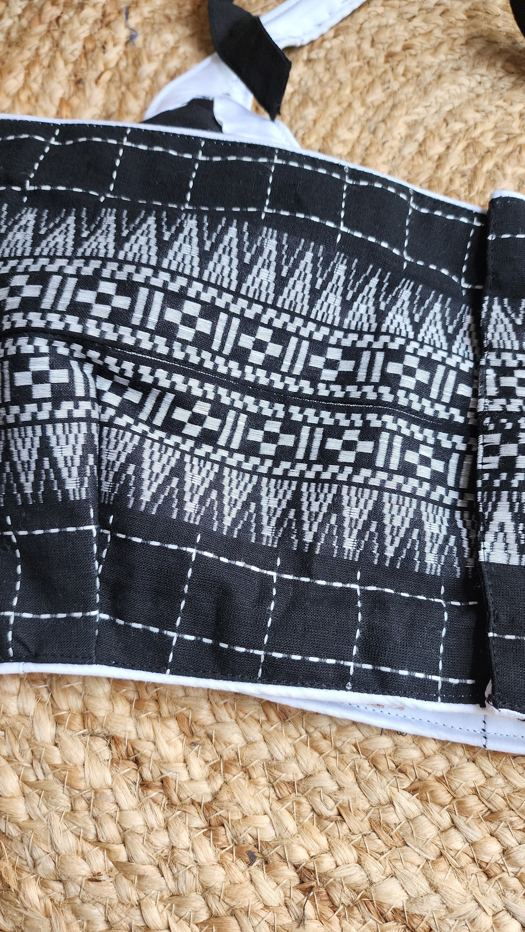Cross Check Halter Blouse