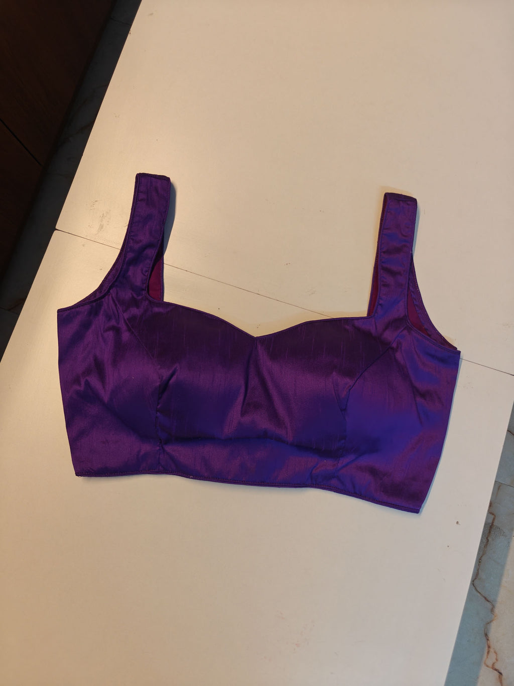 Purple Art Raw silk Blouse (Copy)