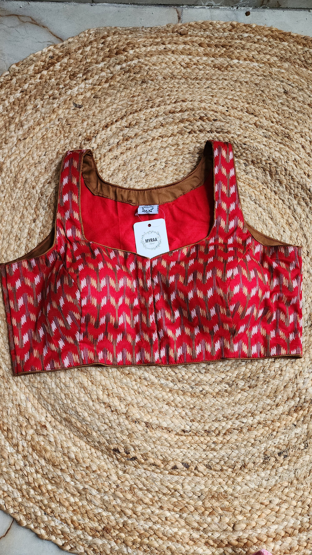 Crimson Air Sleeveless Blouse