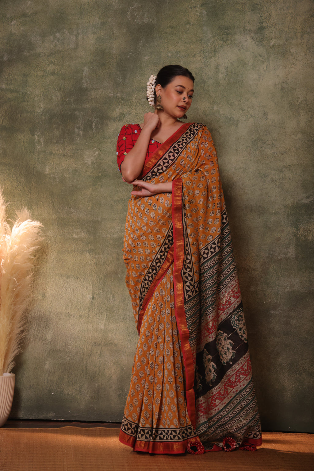 Sabika Maheshwari Cotton Silk Saree